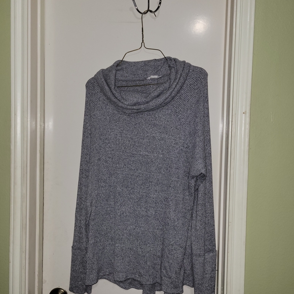 Caslon Heather Gray Cowl Neck Sweater - Picture 1 of 3